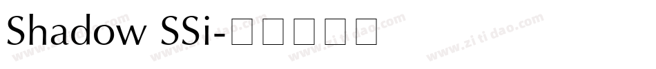 Shadow SSi字体转换
